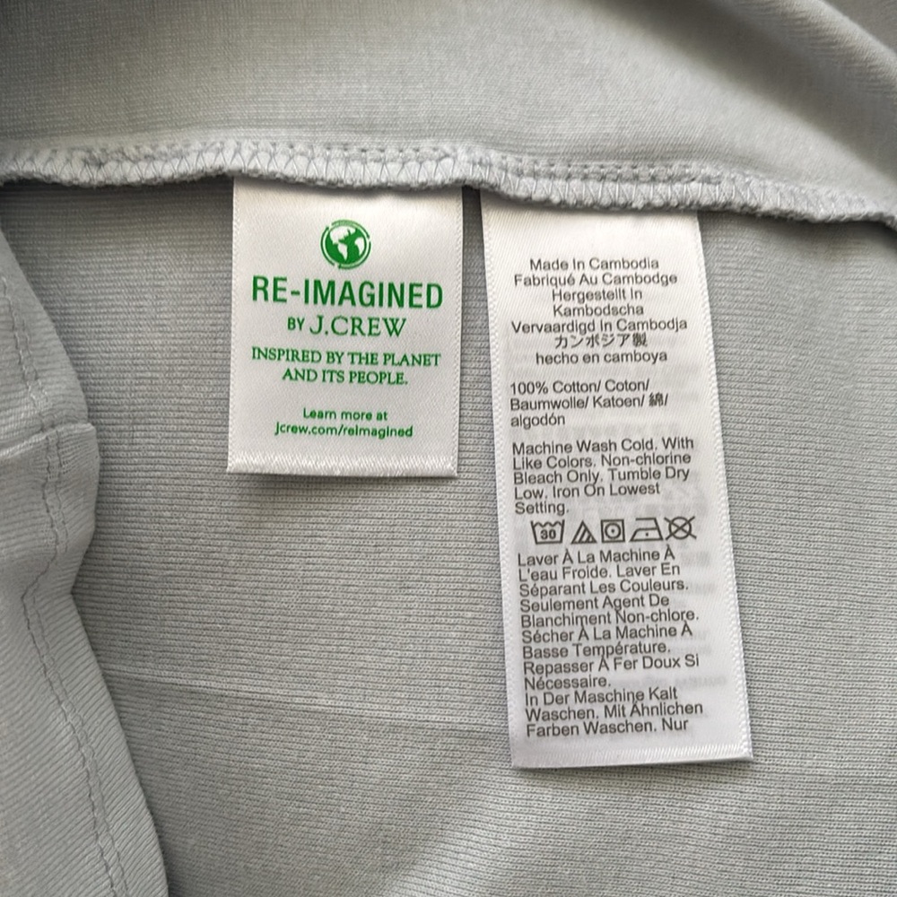 J.Crew Slim perfect T-shirt Pale Sky Small - Picture 7 of 9